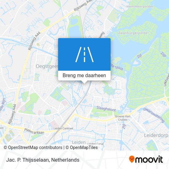 Jac. P. Thijsselaan kaart