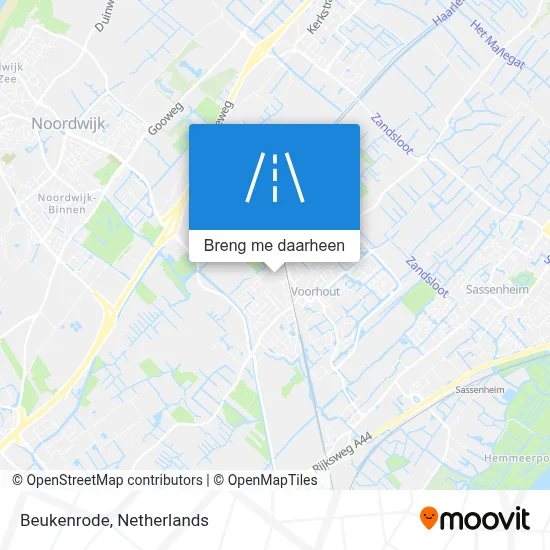 Beukenrode kaart