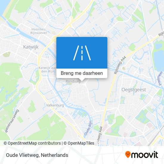 Oude Vlietweg kaart