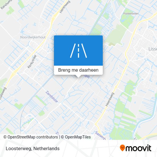 Loosterweg kaart