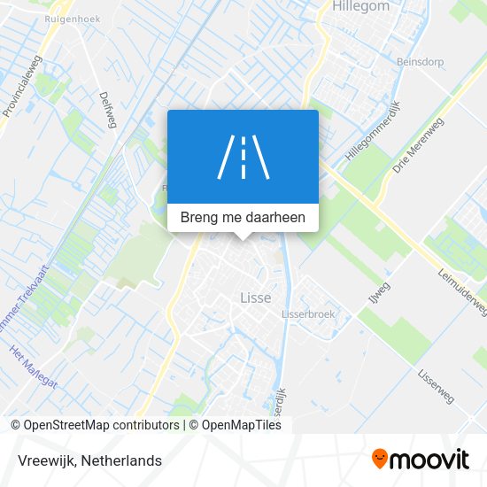 Vreewijk kaart