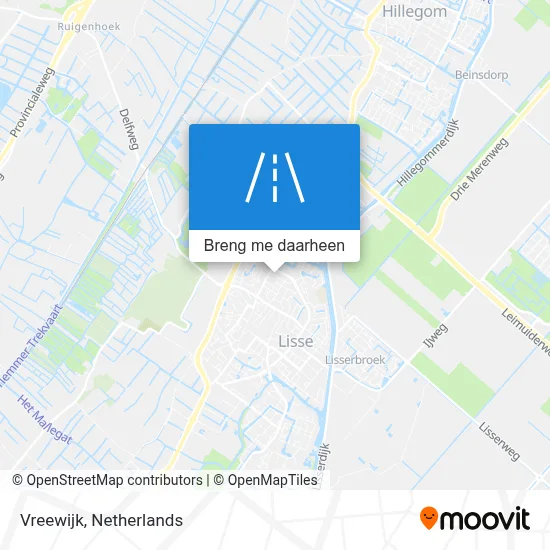 Vreewijk kaart