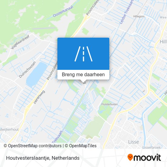 Houtvesterslaantje kaart