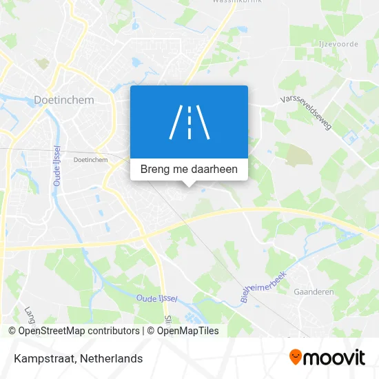 Kampstraat kaart