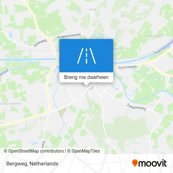 Bergweg kaart