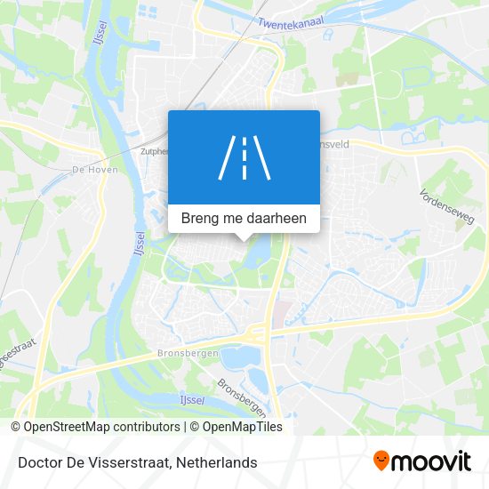 Doctor De Visserstraat kaart