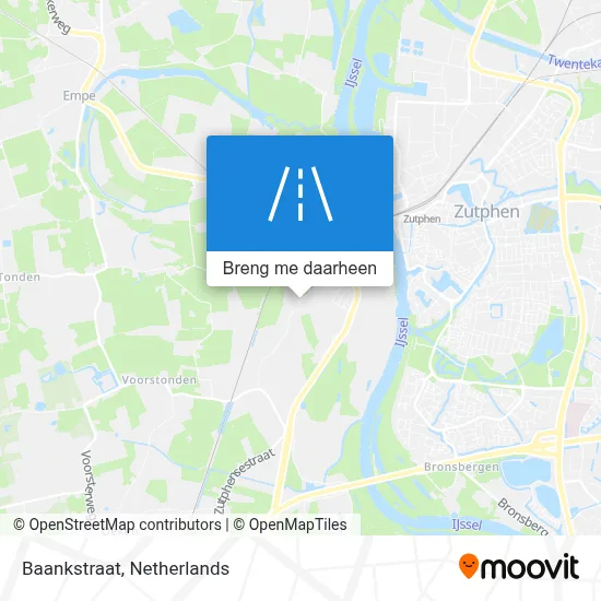 Baankstraat kaart