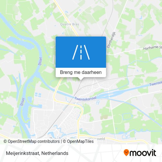 Meijerinkstraat kaart