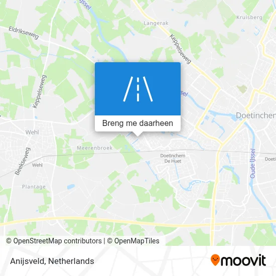 Anijsveld kaart