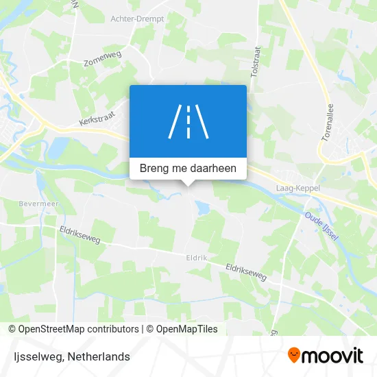 Ijsselweg kaart