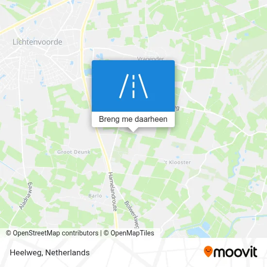 Heelweg kaart