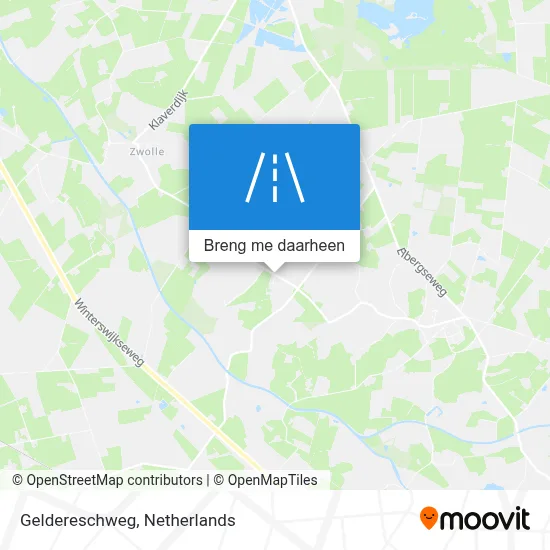Geldereschweg kaart