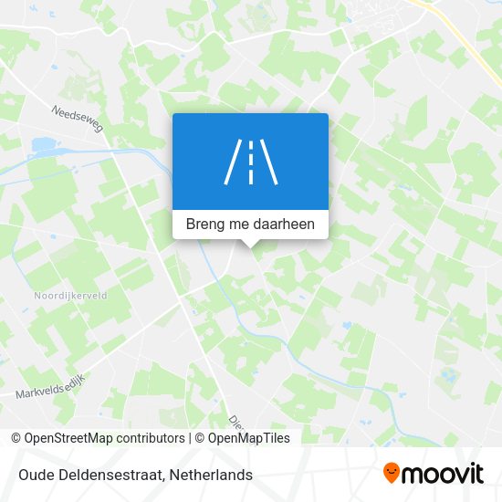 Oude Deldensestraat kaart