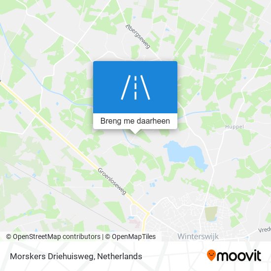 Morskers Driehuisweg kaart