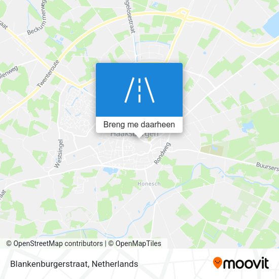 Blankenburgerstraat kaart