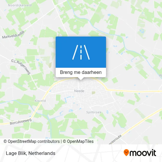 Lage Blik kaart
