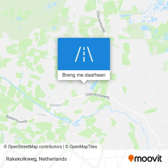 Rakekolkweg kaart