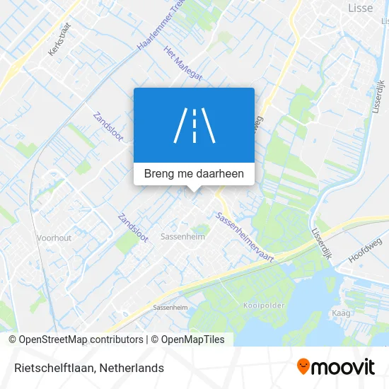 Rietschelftlaan kaart