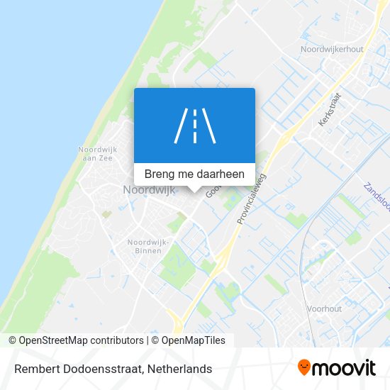 Rembert Dodoensstraat kaart