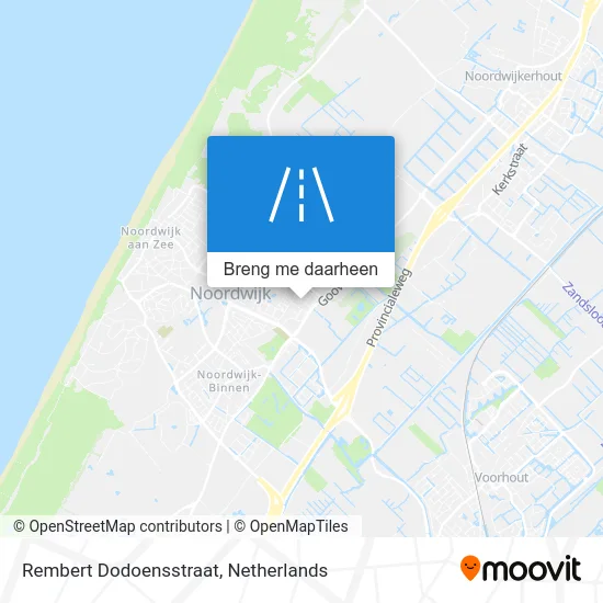 Rembert Dodoensstraat kaart