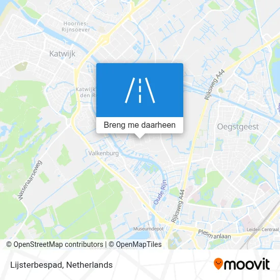 Lijsterbespad kaart