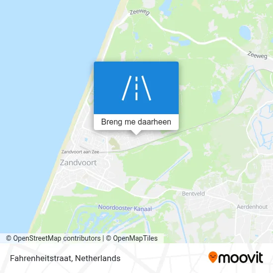 Fahrenheitstraat kaart