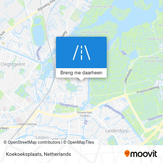 Koekoeksplaats kaart