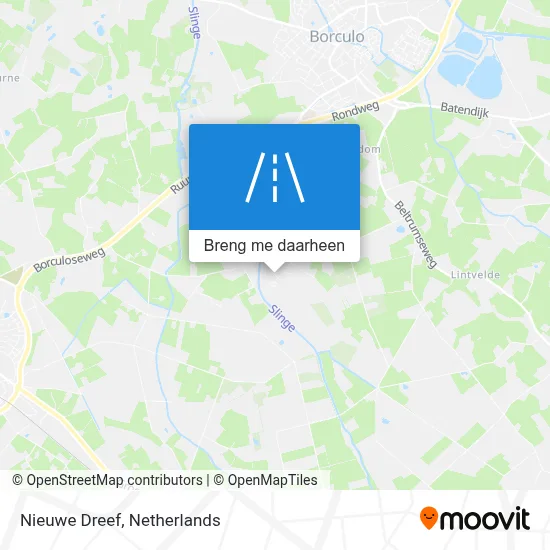 Nieuwe Dreef kaart