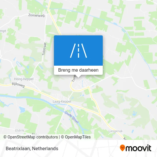 Beatrixlaan kaart