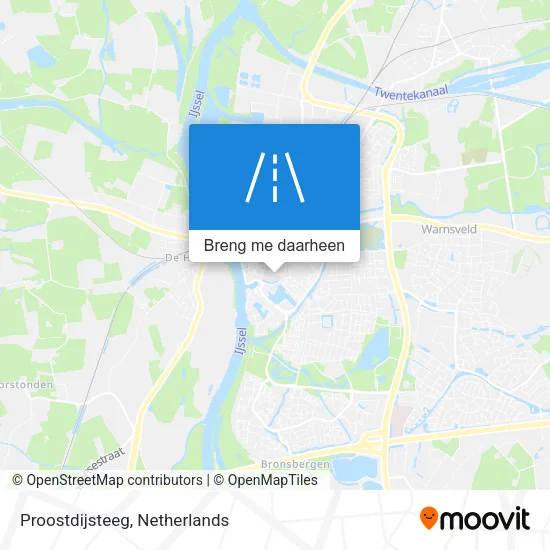 Proostdijsteeg kaart