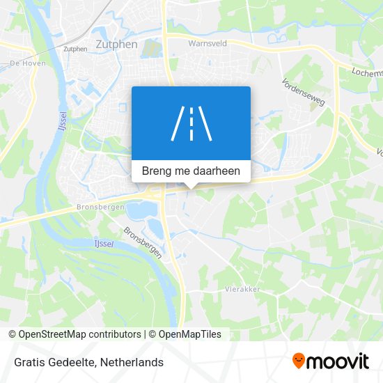 Gratis Gedeelte kaart