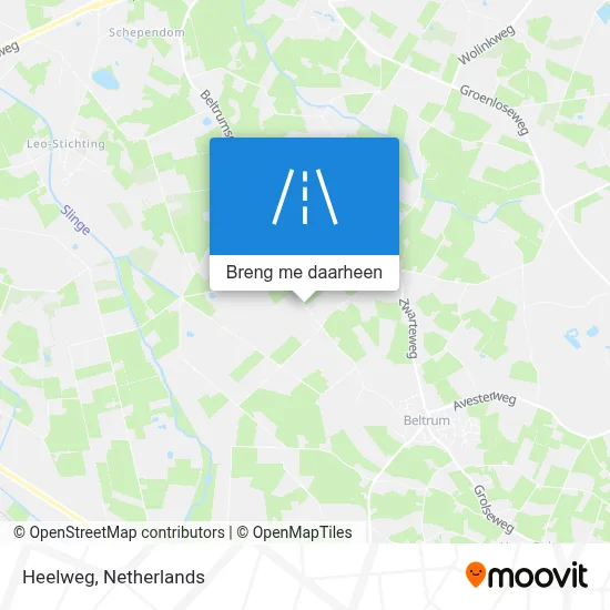 Heelweg kaart