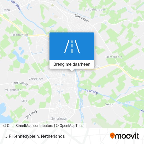 J F Kennedyplein kaart