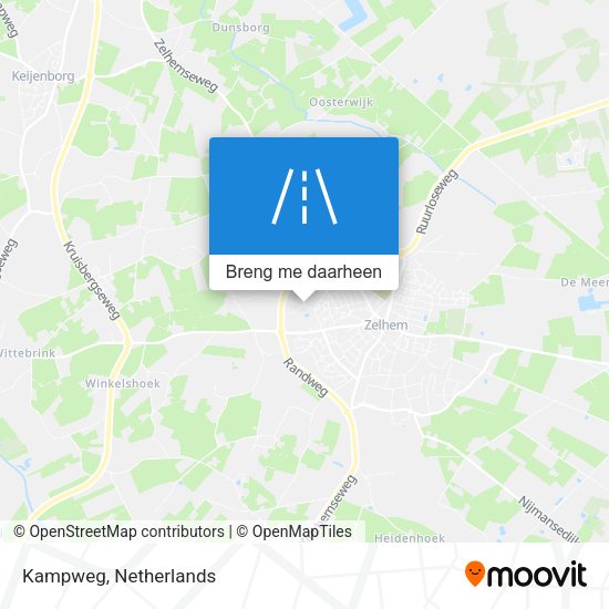 Kampweg kaart