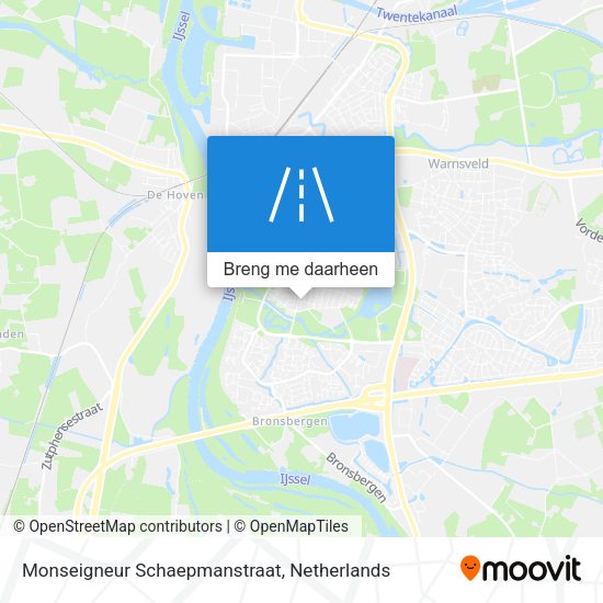 Monseigneur Schaepmanstraat kaart