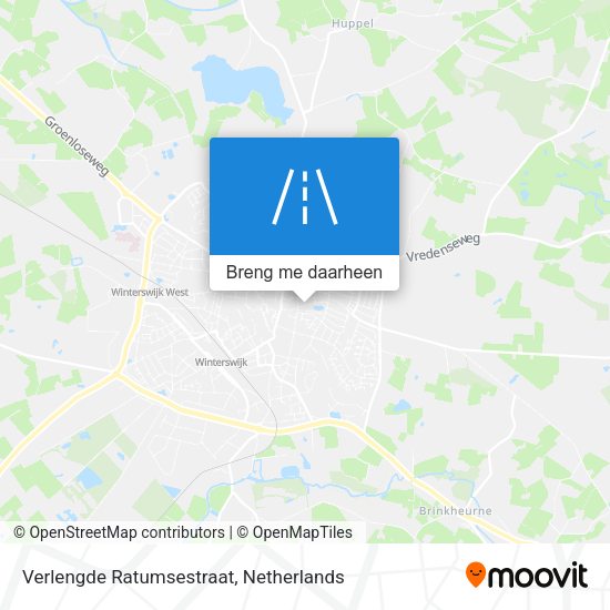 Verlengde Ratumsestraat kaart