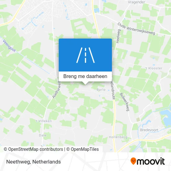 Neethweg kaart