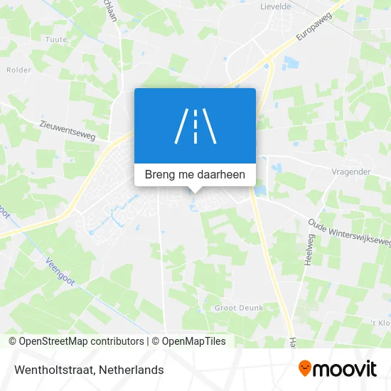 Wentholtstraat kaart