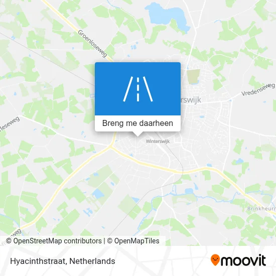 Hyacinthstraat kaart