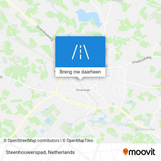 Steenhouwerspad kaart