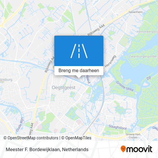 Meester F. Bordewijklaan kaart