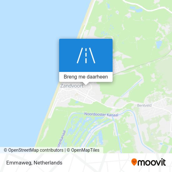 Emmaweg kaart