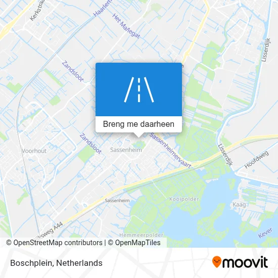 Boschplein kaart