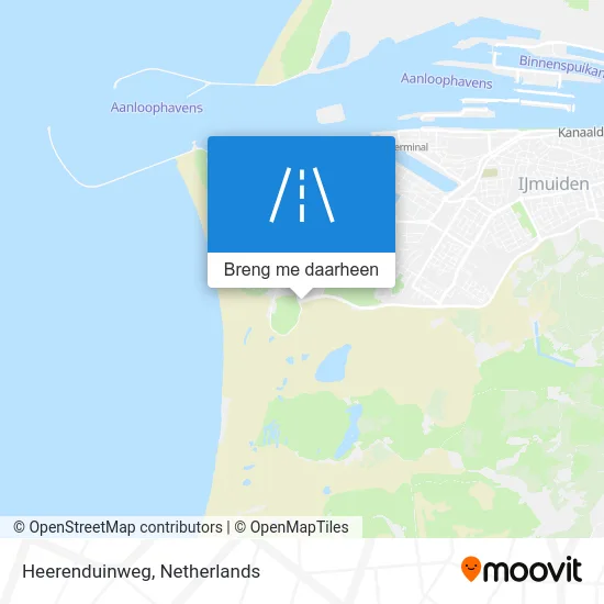 Heerenduinweg kaart