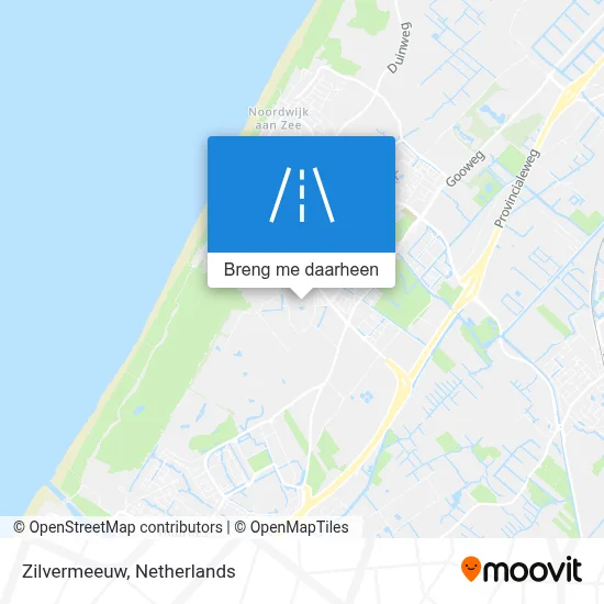Zilvermeeuw kaart