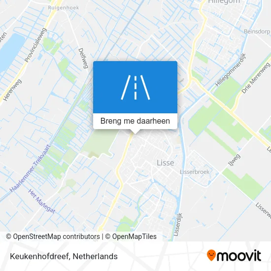 Keukenhofdreef kaart