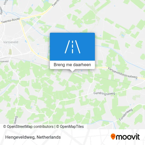 Hengeveldweg kaart