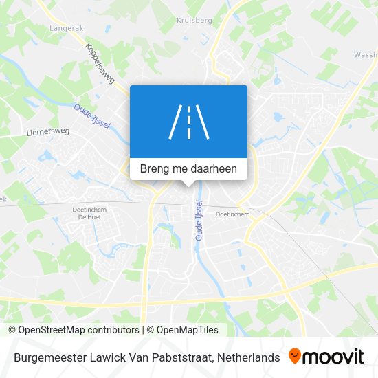 Burgemeester Lawick Van Pabststraat kaart