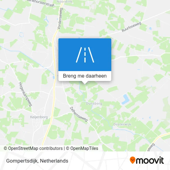 Gompertsdijk kaart