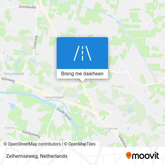 Zelhemseweg kaart